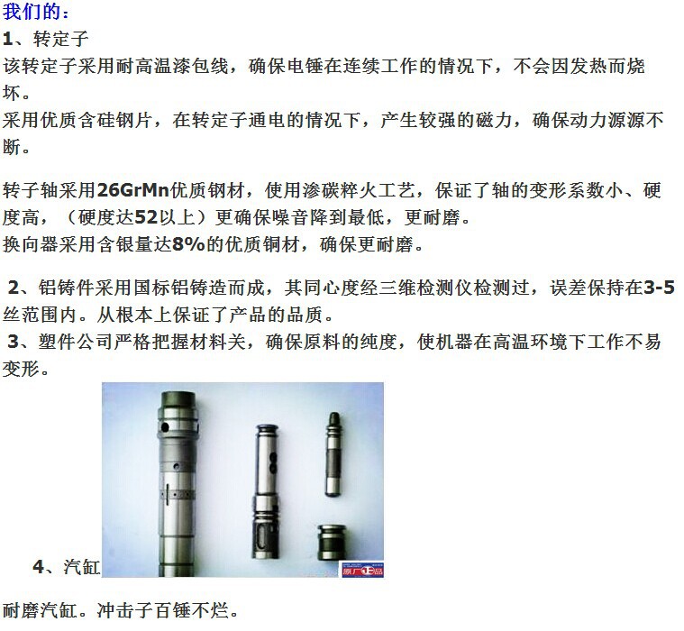 電錘說明