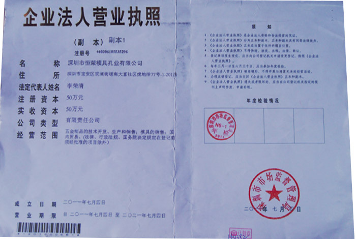 執照
