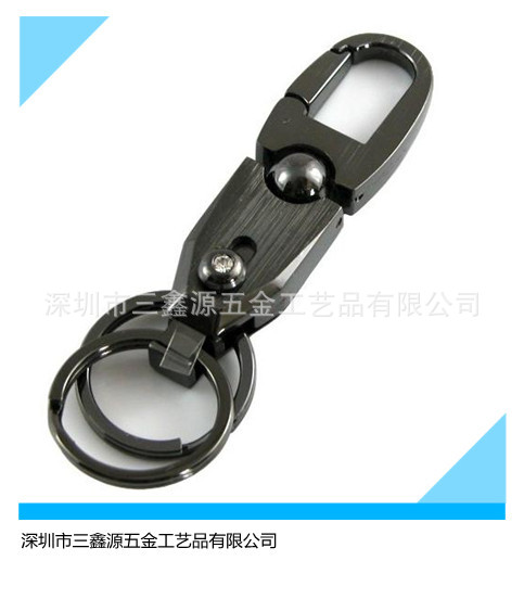 創意金屬鑰匙扣，可定制logo